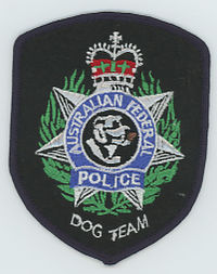 FOREIGN,AUSTRALIA,AUSTRALIAN FEDERAL POLICE K-9 1